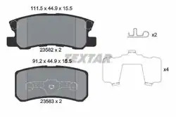 TEXTAR 2358202 | Fren Balata Mıt ASX Outlander Pajero Arka