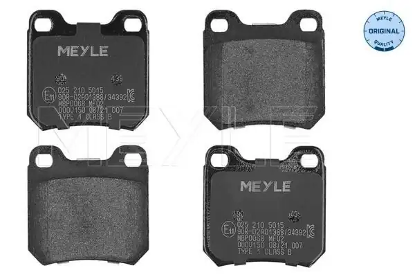 MEYLE 0252105015 | Fren Balatası Opel Vectra B Omega B Arka