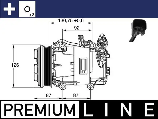 Behr Acp54000p Klima Kompresörü Focus II 1 6tdci C Max 1 6tdci 07 Mazda 3 1 6cdi Volvo S40 1 6d 2 4 D5 00 012 C30