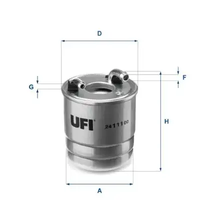 UFI 24-111-00 | Yakıt Filtresi Mercedes Om642 Om651 W204 W212