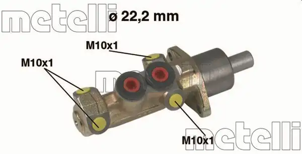 METELLİ 05-0387 | Fren Ana Merkezi 22mm Renault Scenic 97 99