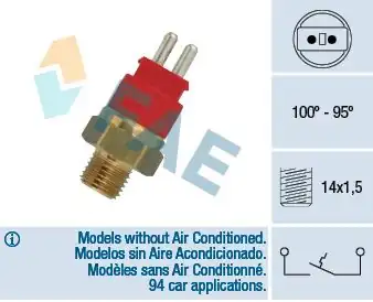FAE 36250 | Hararet Müşürü Radyatör Fanı İçin 190 W201 89 93 W124 85 93 W140 93 98 W463 89 93
