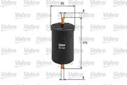 VALEO 587022 | Benzin Filtresi (VW Golf 98-06 Audi A3 97-03 A4 01-08 Seat Leon 00-06 Skoda Octavia 97-11)
