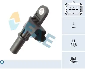FAE 79444 | Sensör Eksantrik Mili Pozisyonu 308 1 6 Bluehdi 01 14 308 1 6 Bluehdi Sw 01 14 C4 Grand Picasso 1