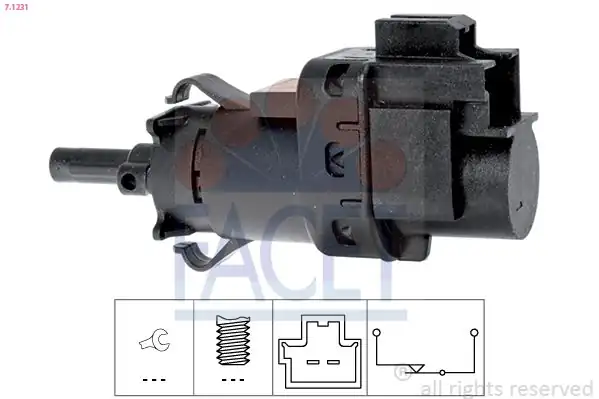 FACET 7-1231 | Şalter Debriyaj Kumandası Hız Kontrol Sistemi Ford B Max C Max Fiesta Focus II