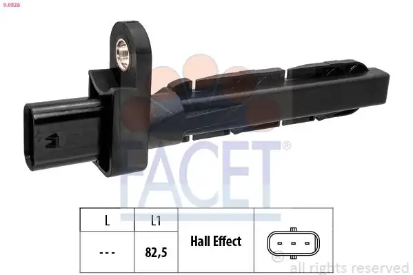 FACET 9-0828 | Krank Mili Sensörü Touareg A4 A5 A8 Q5 Q7 2 7 3 0 TDI 07 18