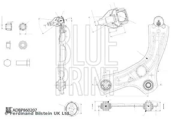 BLUEPRINT ADBP860207 | Salıncak Ön Sol Nissan Juke F16 2019