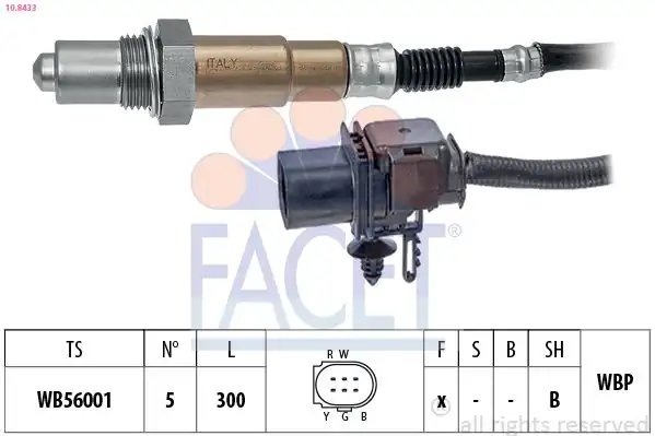 FACET 10-8433 | Oksijen Lambda Sensörü One Gelen Mondeo 14 S Max Galaxy 15 1 5 2 0 Gtdi Ecoboost