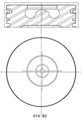 MAHLE 0148200 | Piston Segman Std 93 67mm Ford Transit Trıton T12 T15 2 5 D 91 00