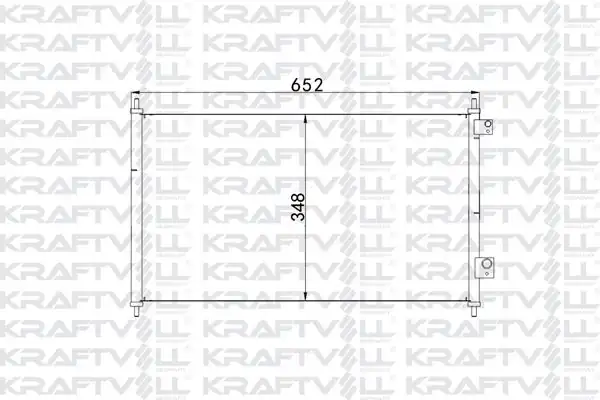 KRAFTVOLL 08060012 | Klima Radyatörü Honda Civic 1 4 1 6 2001 2005 Radyatörü Marka