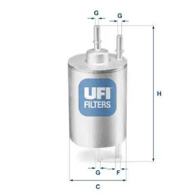 UFI 31-958-00 | Yakıt Filtresi Audi A4 Avant Quattro 01 08 1 8t Bfb Seat Exeo 09 14