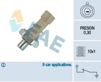 FAE 6240261 | Yağ Müşürü AST H Z16xep Gri 12437