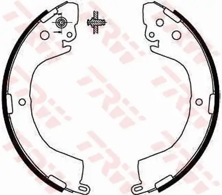 TRW GS8667 | Pabuclu Balata 254x52mm Mitsubishi L200 96 05 2wd
