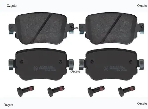 FROW FREN 7031102003 | Fren Balatası Arka 1041 mm Seat Leon Skoda Octavia III Audi A1 VW Caddy IV 15 Alhambra Sharan 10