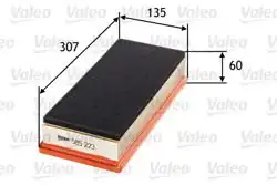 VALEO 585223 | Hava Filtresi Alfa Romeo 147 1.6 16V T.Spark Eco 03-10