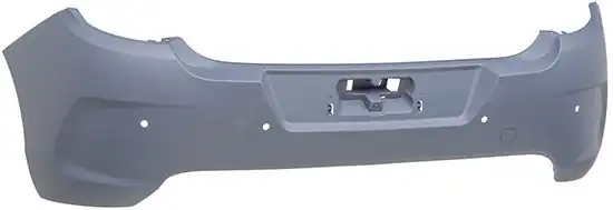 PHIRA C410330 | Arka Tampon Astarlı 4 Sensör Delikli 5 Kapı Citroen C4 II B7 2010