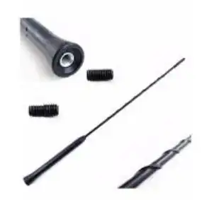 BİTAPART BOP304003 | Anten Çubuğu Burgulu M5 40cm Kalın Dış Peugeot Partner Citroen C Elysee Opel C