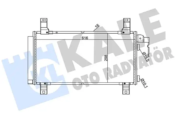 KALE 392100 | Klima Radyatörü Mazda 6 Gg 1 8 2 0 02 07 829677