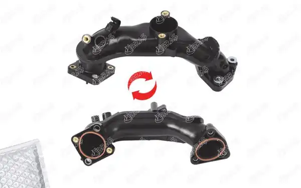 IBRAS 17237 | Emme Manifold Giriş Borusu Focus III 11 Peugeot 207 208 301 308 2008 508 1 6 Hdi Peugoet 3