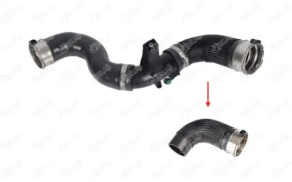 IBRAS 12777 | Turbo Hortumu Plastik Boru Hariç Arkadan Çekişli Araclarda Kullanilmistir Nissan Nv400 Opel Movano B Renault