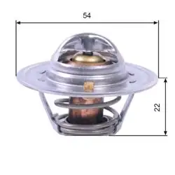 GATES TH12888G1 | Termostat Defender 3.9 V8 88D