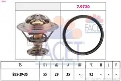 FACET 7.8945 | Termostat A3 A4 A5 A6 Q3 Q5 Tt Leon Octavia Golf VII Passat Tiguan Touran 1.6 2.0 TDI