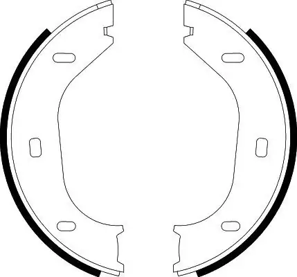 Hella Pagid 8da355050 011 El Fren Balatası Arka Bmw E30 E12 E 23 E24