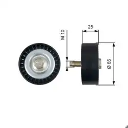 GATES T36322 | Gergi Rulmanı (Jeep: Compass 2.0 2.4 06- / Chrysler: Sebrıng 2.0 2.4 07-10)
