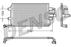DENSO DCN32017 | Klima Radyatörü (VW Golf 98-06 Audi A3 97-03 Seat Leon 00-06 Skoda Octavia 97-00)