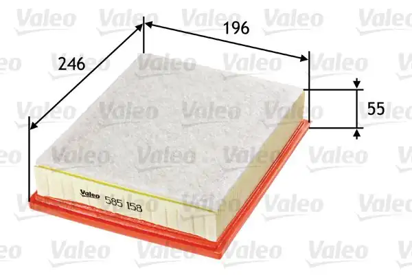 Valeo 585158 Hava Filtresi Renault Laguna III 1 5 dCi 2 0 dCi Latitüde
