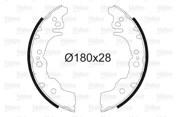 Valeo 564079 Arka Fren Balatası Pabuç Daihatsu Materıa 06 Coure 07 Sirion 05 846387