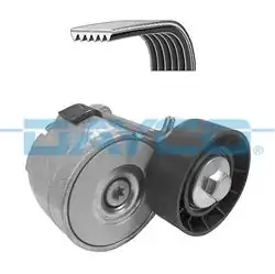 DAYCO KPV110 | Alternatör + Vakum + Klima Kayış Rulman Kiti Doblo Albea Idea Punto Panda 1,3 16V JTD