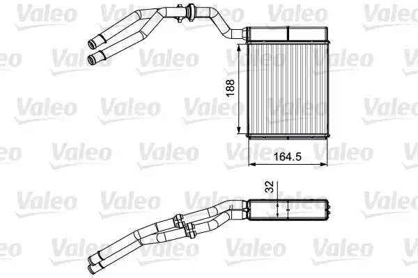 Valeo 811515 Kalorifer Radyatörü Ford Mondeo IV S Max Galaxy 07 14 06 15