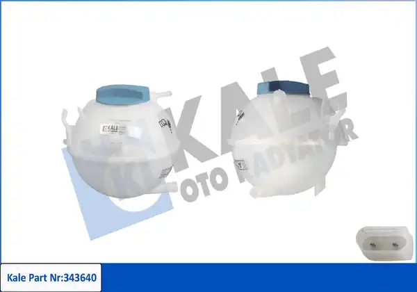 Kale Radyatör 343640 Yedek Su Deposu VW Caddy 04 20 Golf 04 14 Passat 06 15 Audi A3 04 13 Seat Leon 06 13 Skoda Octavia