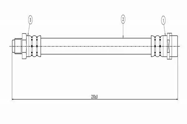 CAVO C800516A | Arka Fren Hortumu Audi A4 Avant 94 2 Adet
