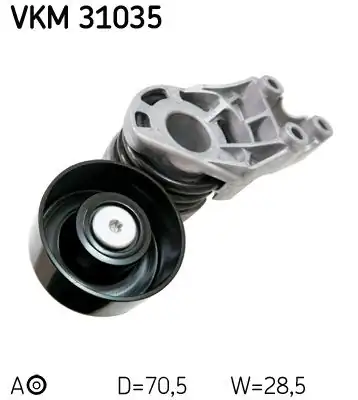 SKF VKM31035 | V Kayış Gergi Kütüğü Polo 00 10 Cordoba 03 09 Ibiza 02 11 Fabia 00 14 AMF Bay Bms