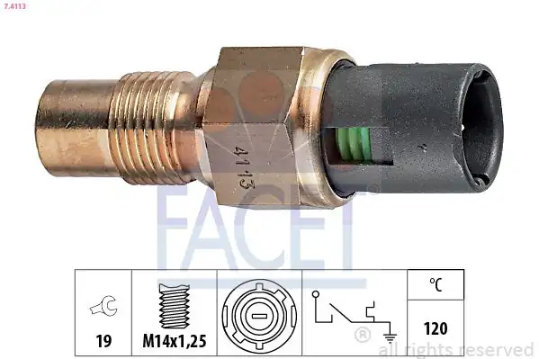 FACET 7-4113 | Fan Isı Müşürü Clio II B54 Safran Laguna Kango Twingo