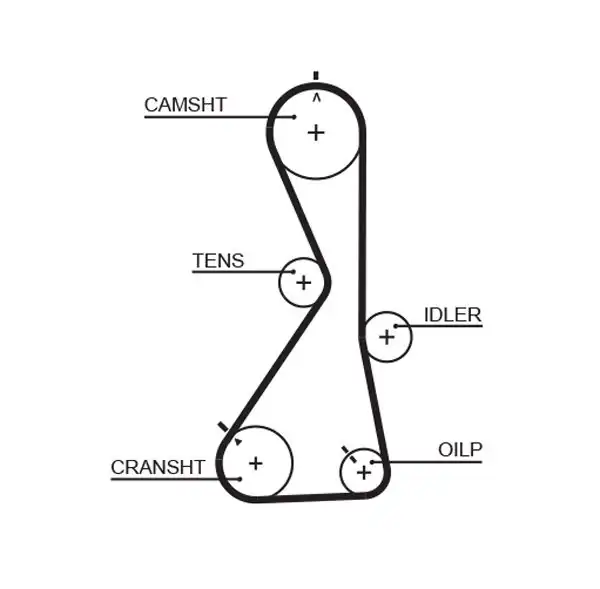 Gates 5481xs Triger Kayışı 122 290 Mitsubishi Galant 96 03 2 0 16v 4g63 792556
