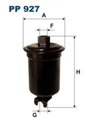 FILTRON PP927 | Benzin Filtresi (Mitsubishi Colt 94-96 Galant 92-96 Camry 96-01)