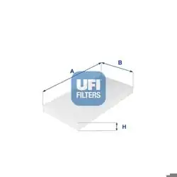 UFI 53.045.00 | Polen Filtresi Fiat Chroma 05-Corsa C 00-Combo C 01-Tigra 04-Sıgnum 03-/ 9-3 02 -