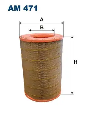 FILTRON AM471 | Hava Filtresi Volvo Fl 280 06 Renault Magnum 480 04 06 Midlum 220 06 Premıum 430 450 460 06