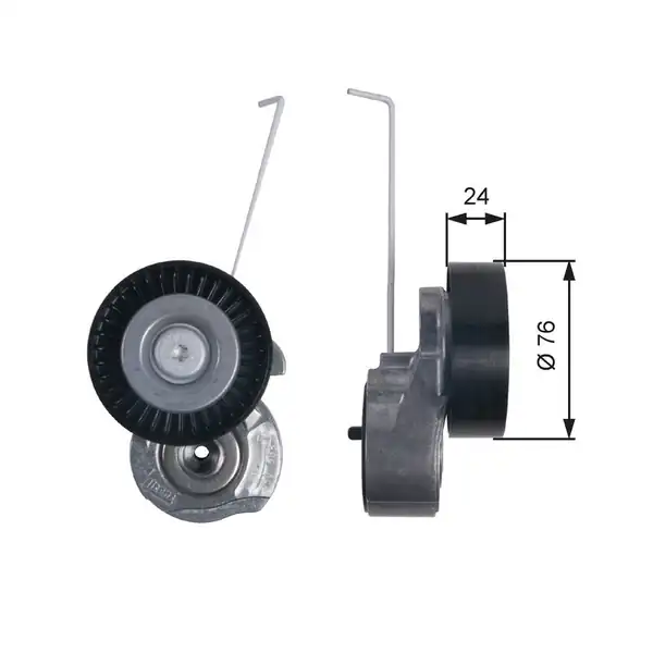 Gates T38495 Gergi Rulmanı Land Rover Freelander 3 2 2006 Volvo Xc60 Xc70 Xc90 3 0 3 2