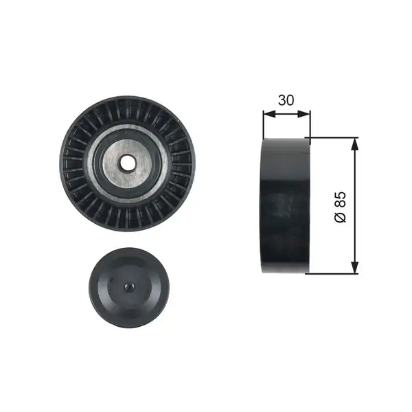 Gates T36477 Subaru Boxer Dizel V Kayış Avare Bilya 23770aa040