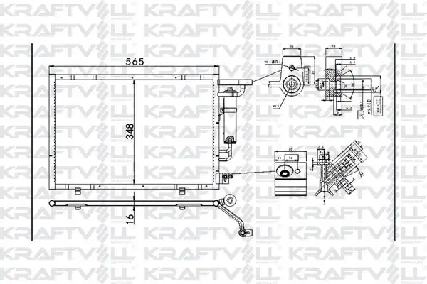 KRAFTVOLL 08060122 | Kondenser Klima Radyatörü Ford Ecosport 1 5 Ti 14 Radyatörü Marka