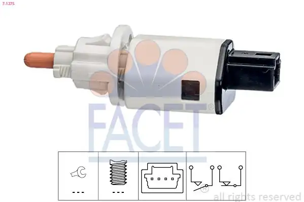 FACET 7-1275 | Fren Müşürü Renault Megane III Fluence Scenic III K4m