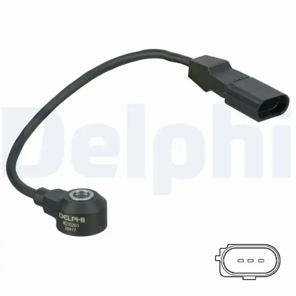 DELPHI AS10201 | Vuruntu Sensörü Ford Seat VW Galaxy Alhambra Leon Beetle Bora Eos Golf Phaeton Sh