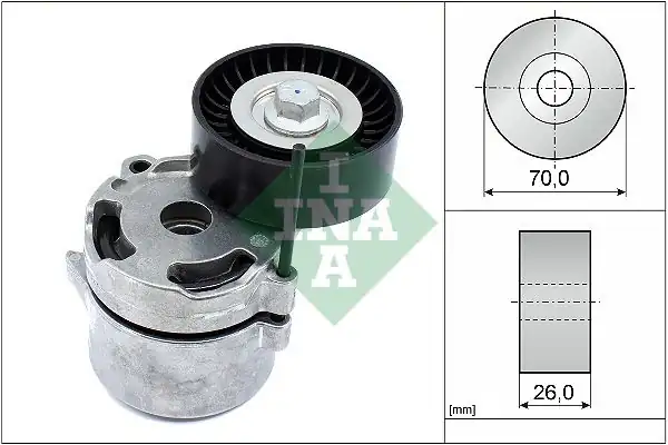 İna 534071110 V Kayış Gergi Rulmanı Kütüklü Subaru Impreza 2012 Forester 2010 Legacy 2010 Outback 2015