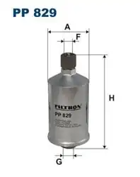 FILTRON PP829 | Yakıt Filtresi (Fıat