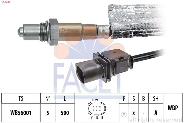 FACET 10-8493 | Lambda Sensörü VW A4 A5 A6 Q5 2 0 TDI