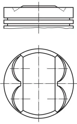 MAHLE 011PI00113002 | Motor Piston Segman Komple 0 50 Opel Chevrolet 1 2 A12xer 4 Adet